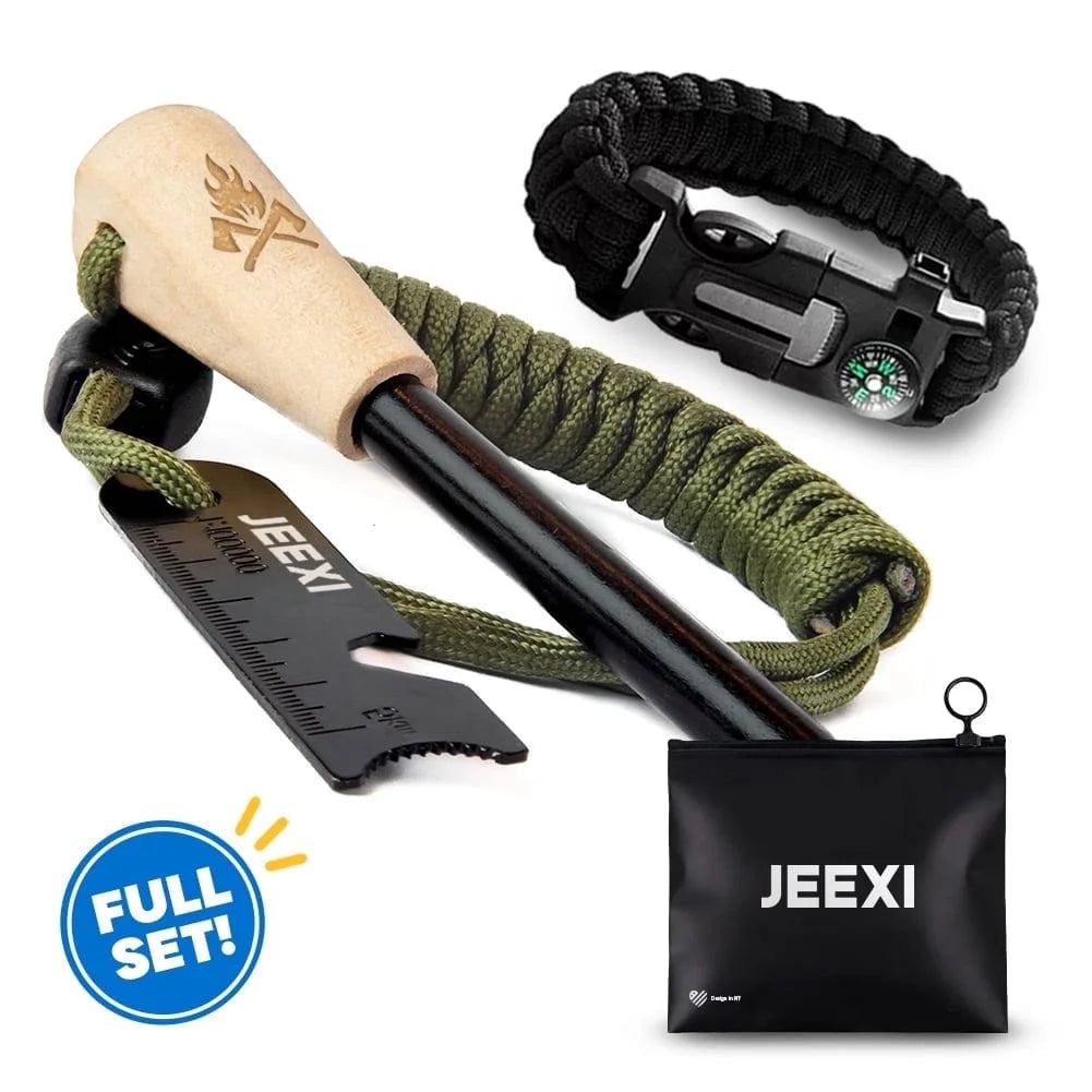 Premium Magnesium Ferro Rod Fire Starter