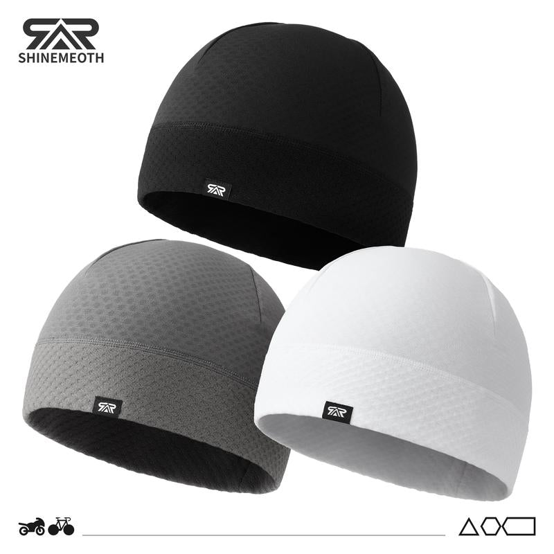 Men’s Breathable Thermal Skull Cap – Windproof Cycling Beanie & Do-Rag Liner for Helmets, Running, and Sports, All-Season Comfort