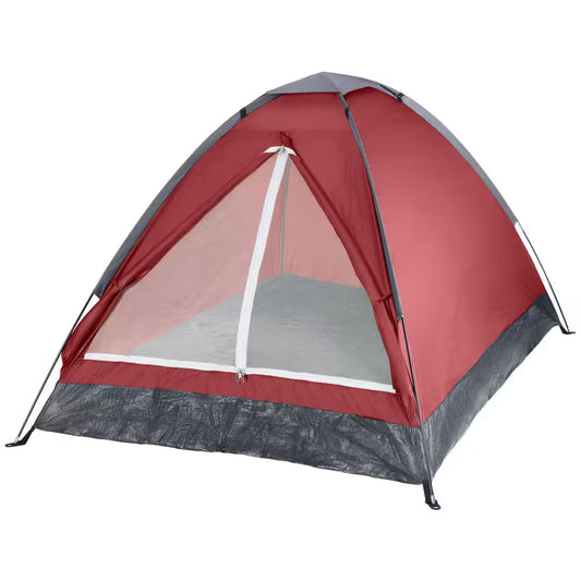 2-Person Brick Red Happy Camper Tent