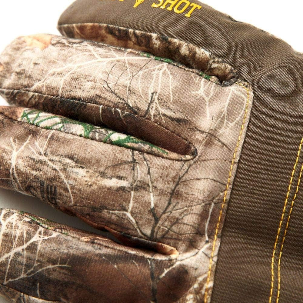 Men’S Camo Defender Glove, Waterproof Insulated Long-Wear Non-Slip Grip Cold Weather Gloves for Hunting, Fishing