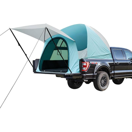 Pickup Truck Bed Tent, 5.5~6.5FT Double Layer Waterproof Camping Tent with Awning, 2-Person Capacity, 190T Polyester