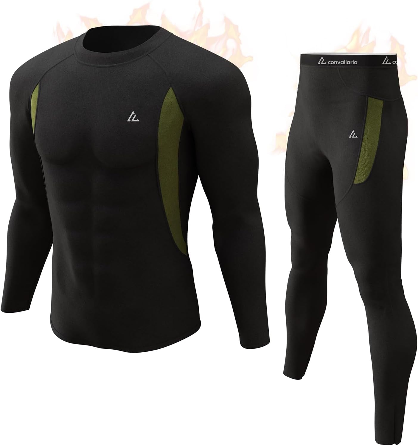 Thermal Underwear Long Johns Set Mens Winter Gift Hunting Gear Sport Base Layer Bottom Top