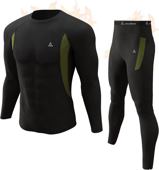 Thermal Underwear Long Johns Set Mens Winter Gift Hunting Gear Sport Base Layer Bottom Top