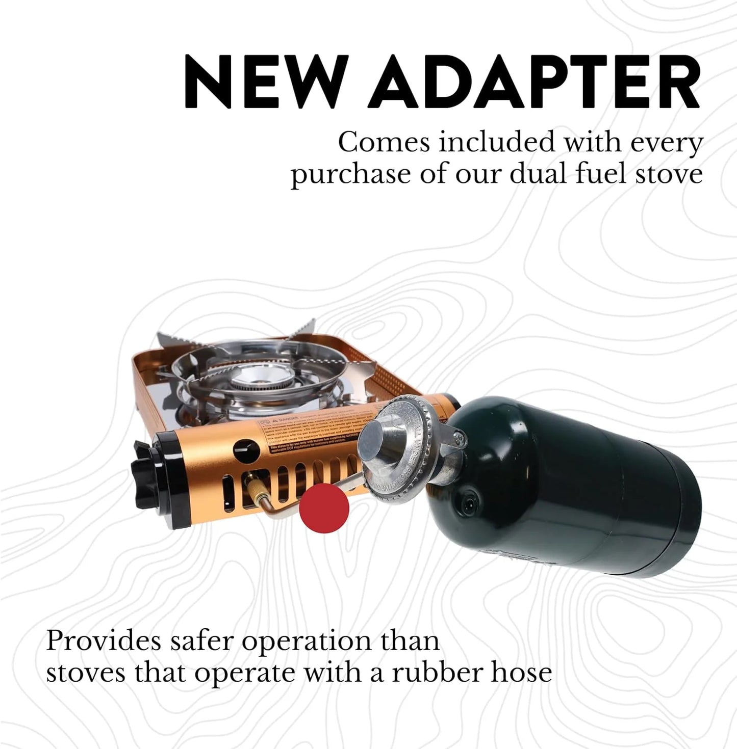 GS-4000P 1-Burner 120,000 BTU Propane or Butane Outdoor Stove with Carrying Case