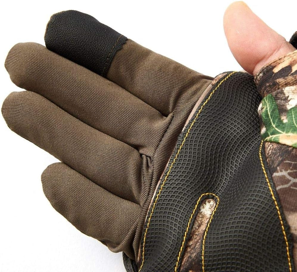 Men’S Camo Huntsman Pop-Top Mittens – Outdoor Hunting Camouflage