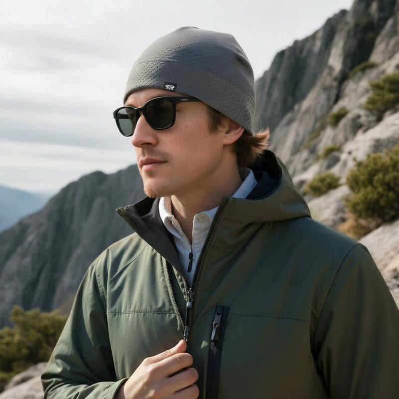 Men’s Breathable Thermal Skull Cap – Windproof Cycling Beanie & Do-Rag Liner for Helmets, Running, and Sports, All-Season Comfort