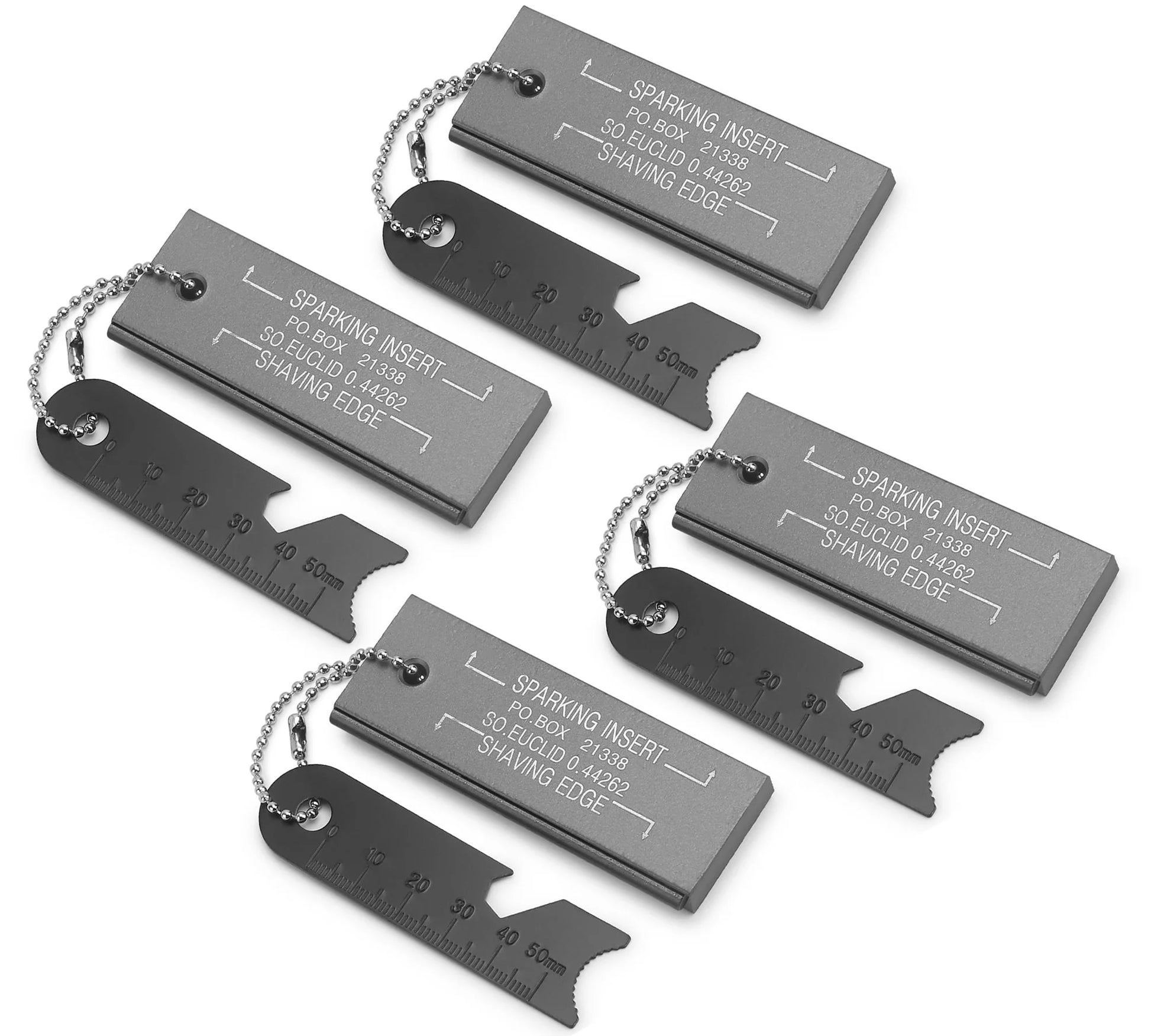 Waterproof Fire Starter Kit – 4-Pack Magnesium Flint Tools