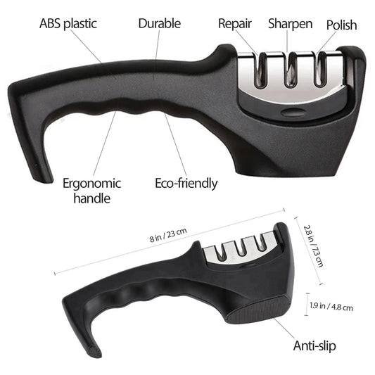 Knife Sharpener,  Blade Sharpening Tool Handheld System