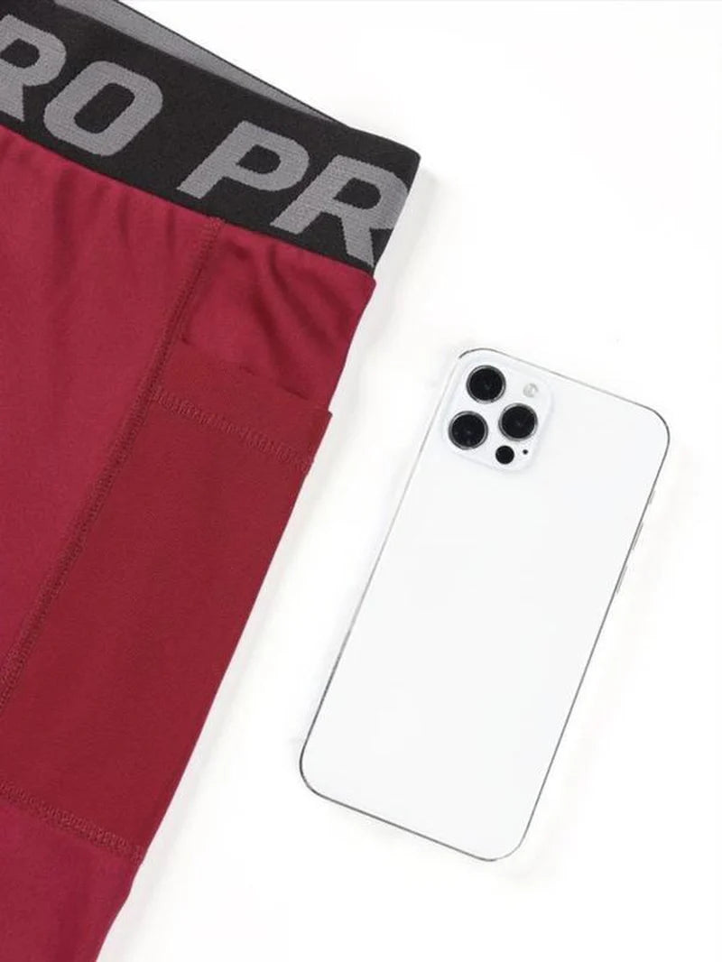 Women’s High-Waist Outdoor Gym Shorts – Breathable Mesh Pocket Fitness Shorts with Letter Tape Design, Perfect for Hiking, Running & Summer Adventures