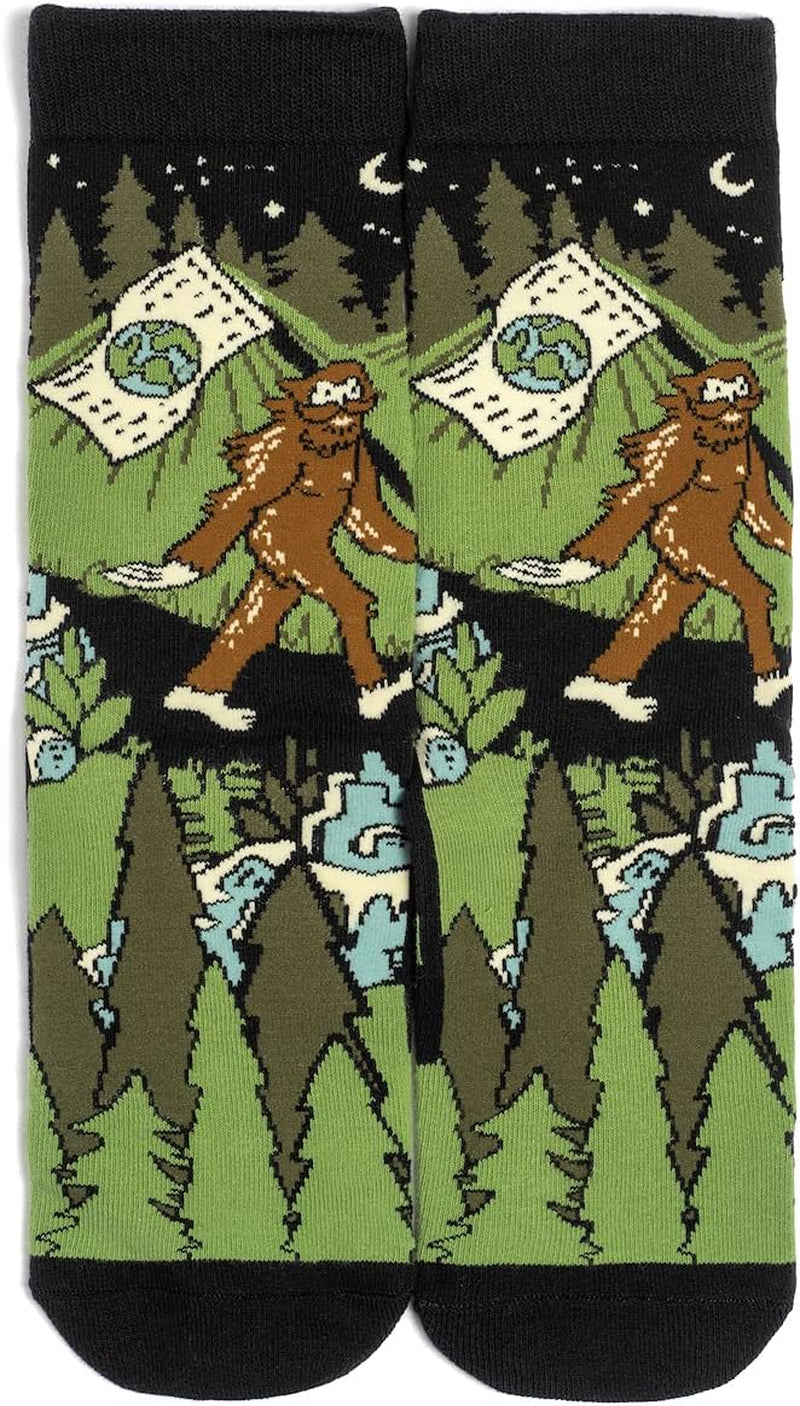 Outdoors Socks with Fun Sayings - Cool Gifts for Hiking, Camping, and Mountain Lovers