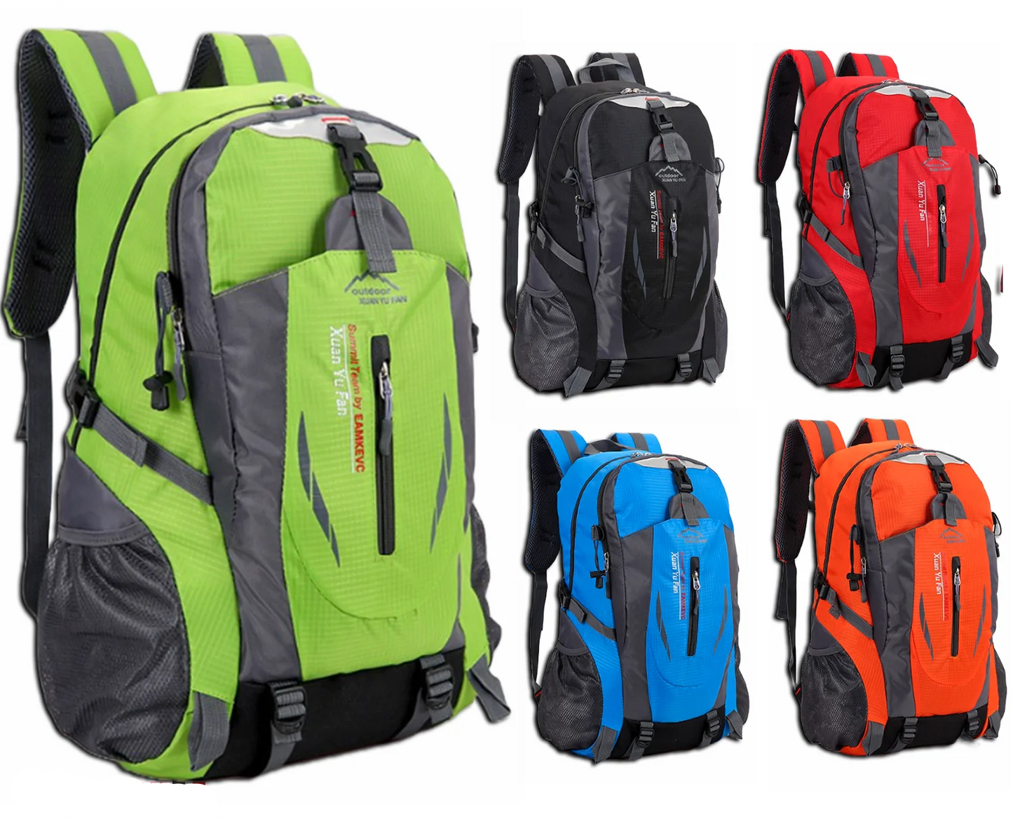 40L Men Women Travel Backpack Rucksack Camping Laptop Hiking School Book Bag USA