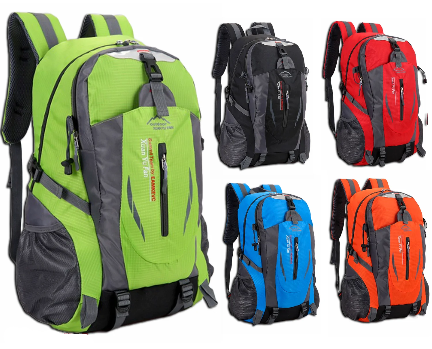 40L Men Women Travel Backpack Rucksack Camping Laptop Hiking School Book Bag USA