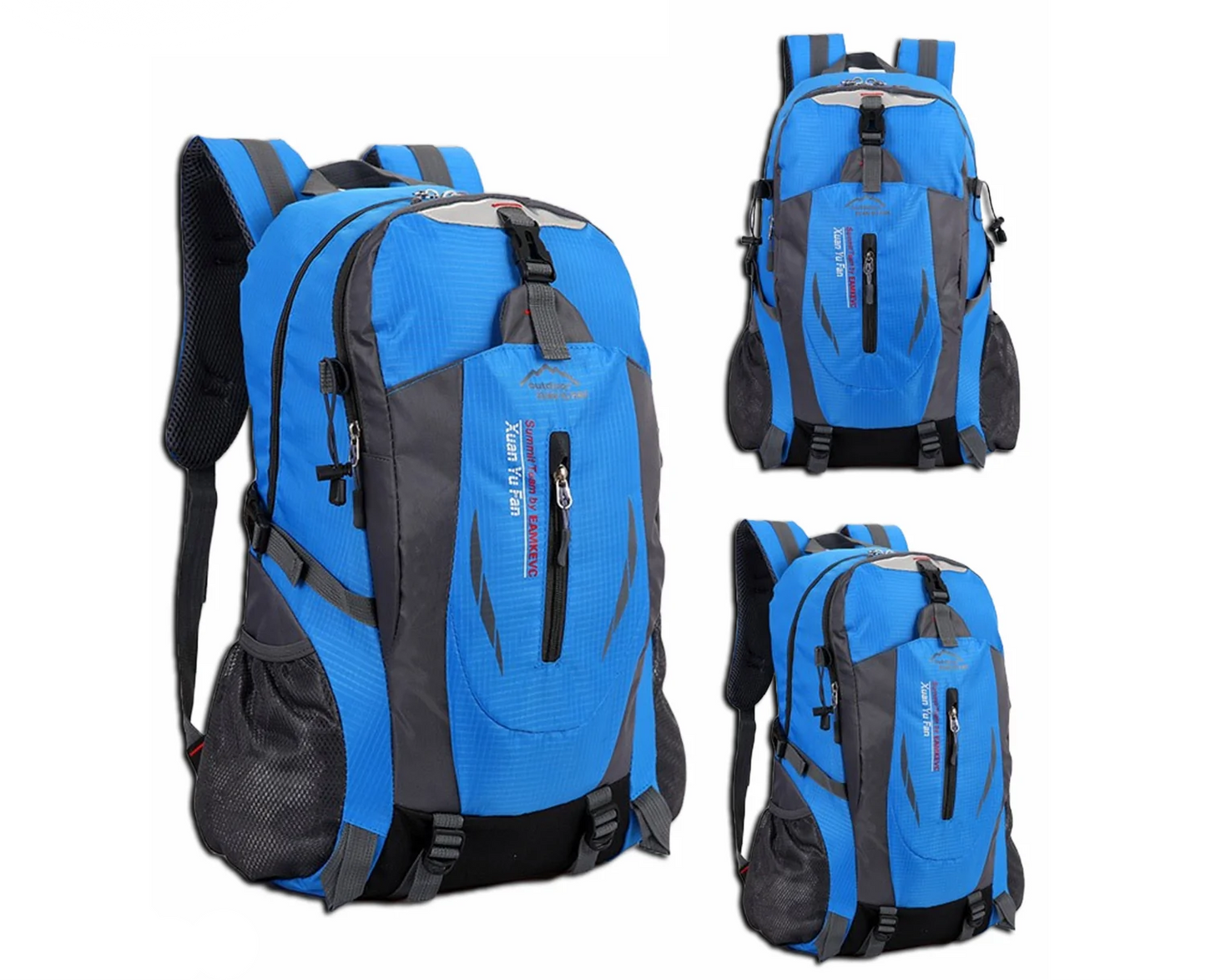 40L Men Women Travel Backpack Rucksack Camping Laptop Hiking School Book Bag USA